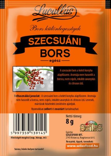 Lucullus Szecsuáni bors 8 gr.