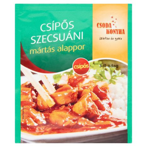 Csoda Konyha Csípős Szecsuáni mártás alappor 42 gr