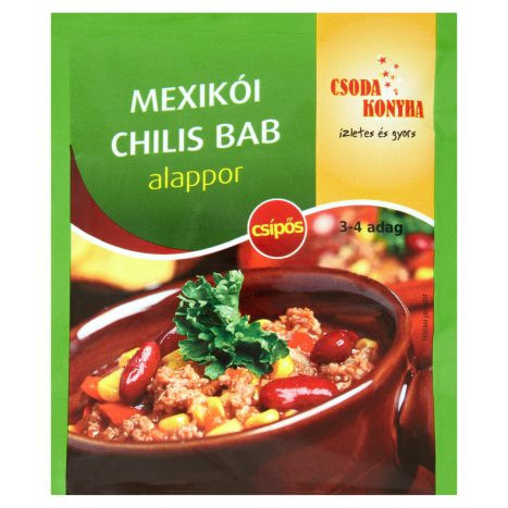 Csoda Konyha Mexikói Chilisbab mártás alappor 45 gr