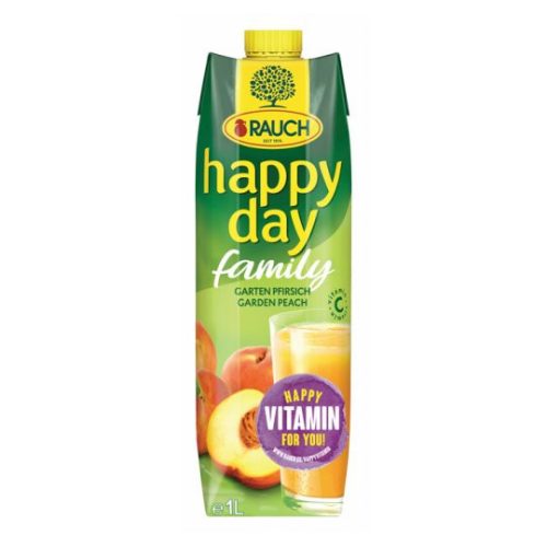 Rauch Happy Day 35% őszibarackital C-vitaminnal 1 l