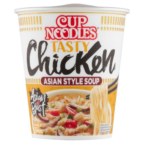 Nissin Cup Noodles instant leves 63 g csirke ízesítéssel