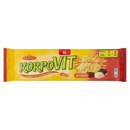 Győri Korpovit Keksz 174 gr. Sokmagvas