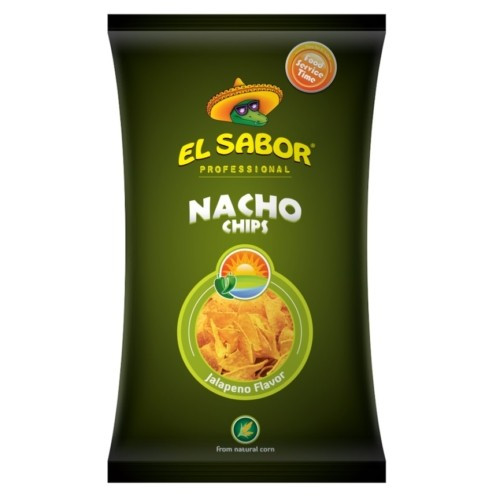 El Sabor jalapeno ízesítésű nacho chips 100 g