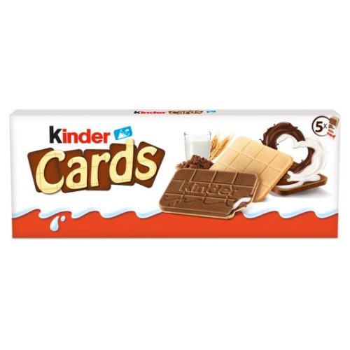 Kinder Cards ropogós ostya tejes és kakaós töltelékkel 128 g