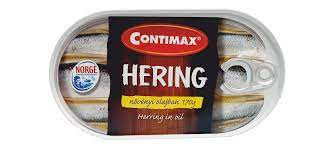 Contimax Hering növényi olajban 170gr.