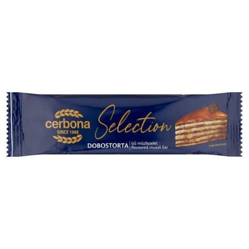 Cerbona Selection Dobostorta Ízű Müzliszelet 22g