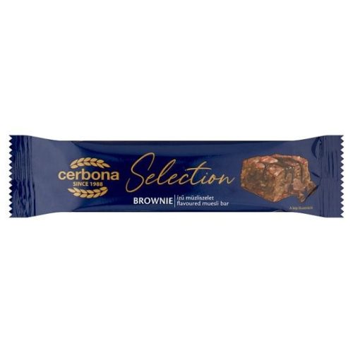 Cerbona Selection Brownie Ízű Müzliszelet 22g