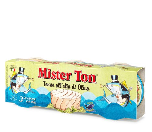 Mister Ton tonhaldarabok olívaolajban 3x80g