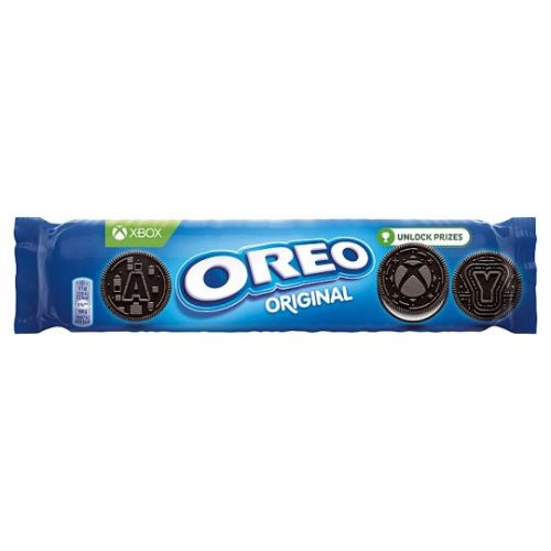 Oreo Original vanília ízű töltelékkel töltött kakaós keksz 154 g