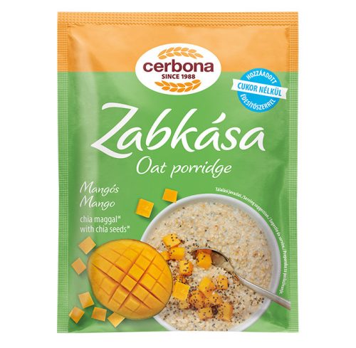 Cerbona zabkása mangós hozzáadott cukor nélkül 50g