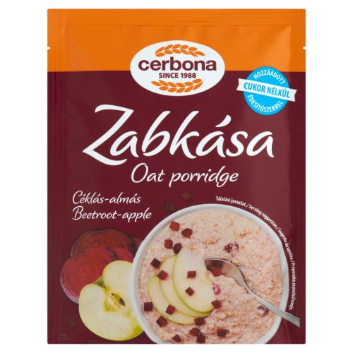 Cerbona zabkása cékla-alma hozzáadott cukor nélkül 50g