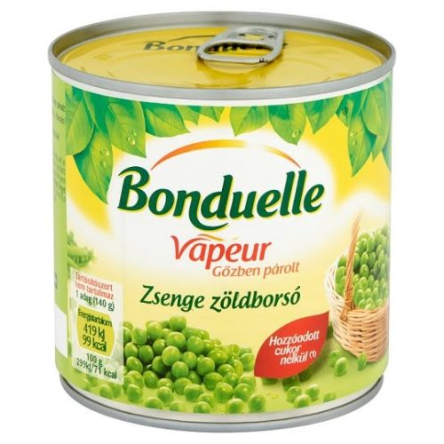 Bonduelle Vapeur gőzben párolt zsenge zöldborsó 320 g