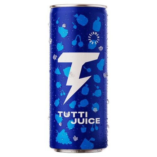 Tutti Juice tutti-frutti ízű, koffeinmentes, alkoholmentes ital cukorral és édesítőszerrel 250 ml