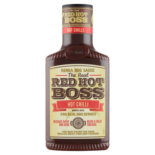 Remia Red Hot Boss fűszeres, csípős BBQ szósz 450 ml