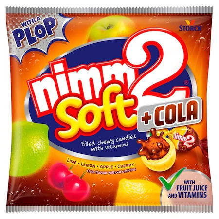 Nimm2 Soft gyümölcsös olvadós cukor+cola 90g