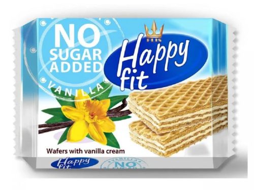 Happy fit vaníliás ostya hozzáadott cukormentes 95g