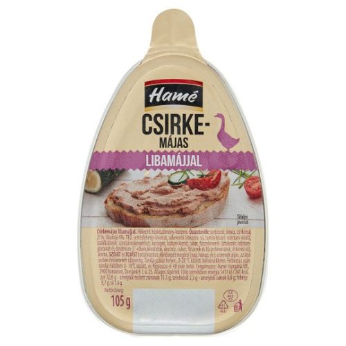 Hamé csirkemájas libamájjal 105 g