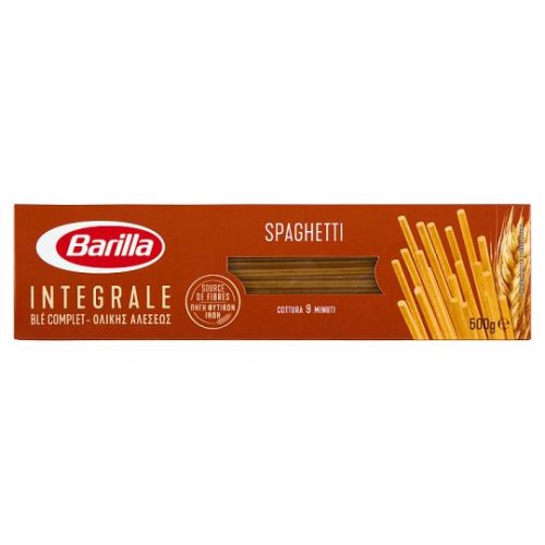 Barilla Spaghetti teljes kiőrlésű szálas durum száraztészta 500 g