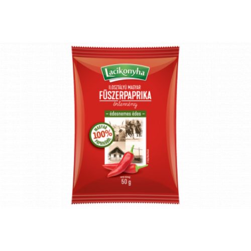 Lacikonyha II. osztályú édesnemes édes magyar fűszerpaprika őrlemény 50 g