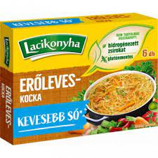 Lacikonyha erőleveskocka sócsökkentett (6x10 g) 60 g