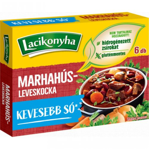 Lac.Kocka Marhahúsleves csökk.só 60g