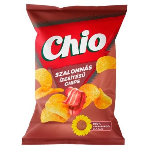 Chio szalonnás ízesítésű burgonyachips 60 g