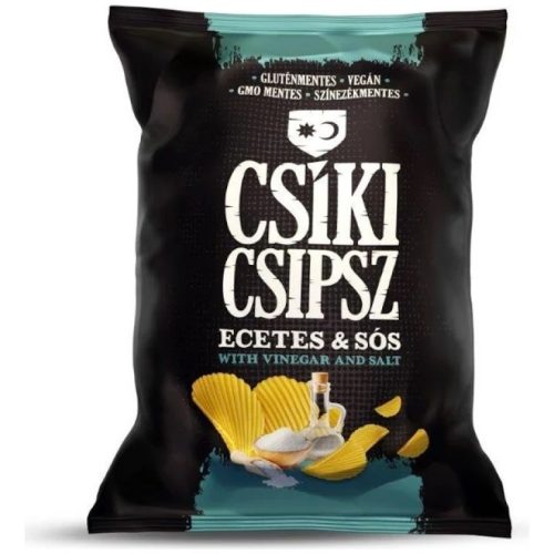 Csíki Csipsz Prémium Ecetes és Sós 70 gr.