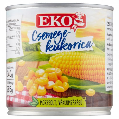 Eko morzsolt csemegekukorica 340 g