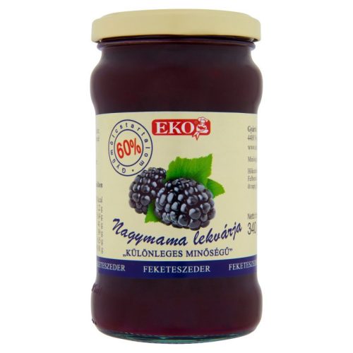 Eko Nagymama lekvár feketeszed. 340g 60%