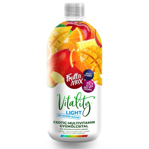 FruttaMax Vitality Exotic-multivitamin ízű gyümölcsital 750 ml