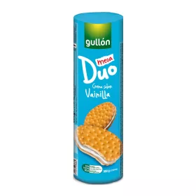 Gullon Mega Duo Vaniliás keksz 500 gr.