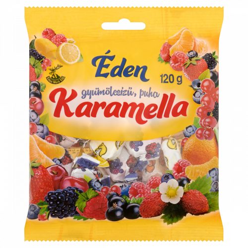 Éden gyümölcsízű, puha karamella 120 g