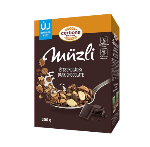 Cerbona étcsokoládés müzli 200 g