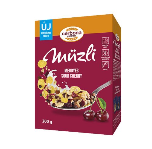 Cerbona meggyes müzli 200 g