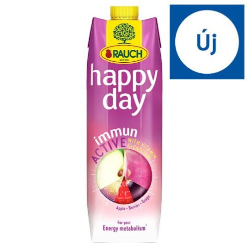 Rauch Happy Day Immun Active vegyes gyümölcsital C-vitaminnal és kalciummal 1 l