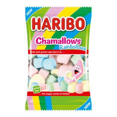 Haribo mályvacukor Chamallows Rainbollows 175 g