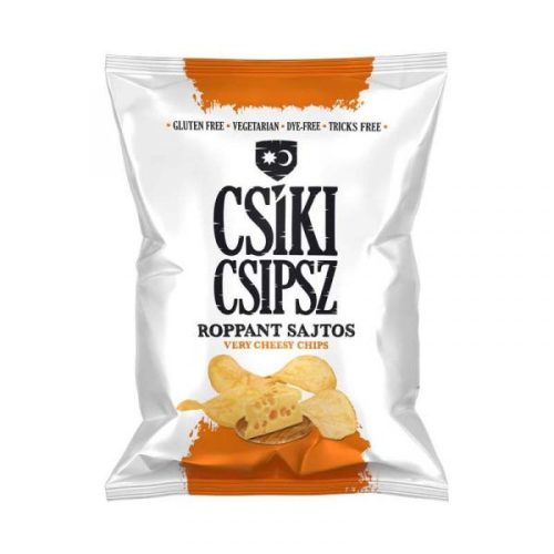 Csíki Csipsz roppant sajtos ízű burgonyachips 50 g