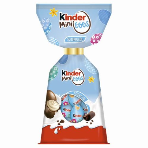 Kinder Mini Eggs mini tejcsokoládé tojások tejes krémmel töltve, ropogós kekszdarabokkal 85 g