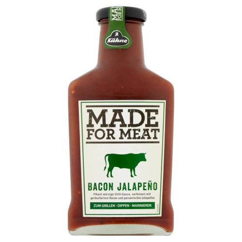 Kühne Made for Meat szalonna-jalapeno szósz 375 ml