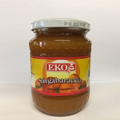 Eko sárgabarackíz cukorral és édesítőszerrel 600 g