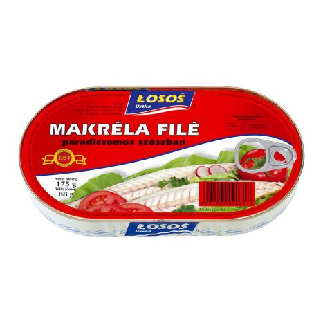 LOSOS makréla filé paradicsomos szószban 175 g