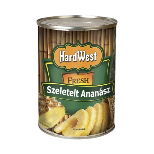 Hardwest ananász szeletelt 565 g