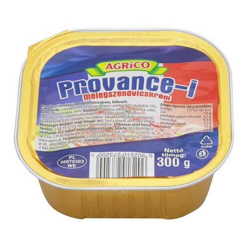 Agrico provance-i melegszendvicskrém 300 g