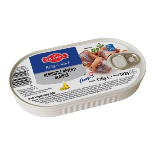 Grande hering növényi olajban 170 g