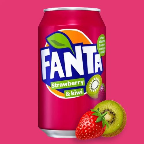 Fanta eper-kiwi ízű szénsavas üdítőital 330 ml