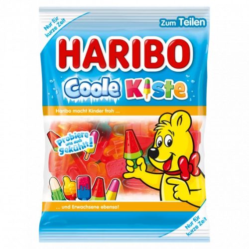 Haribo Coole Kiste gyümölcsízű gumicukorka 175 g