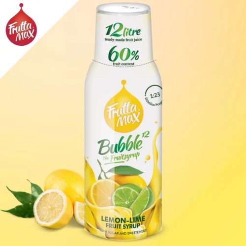 FM Bubble 12 Citrom-Lime szörp 500ml DRS