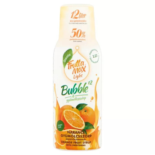 FM Bubble 12 LIGHT Narancs 500ml DRS