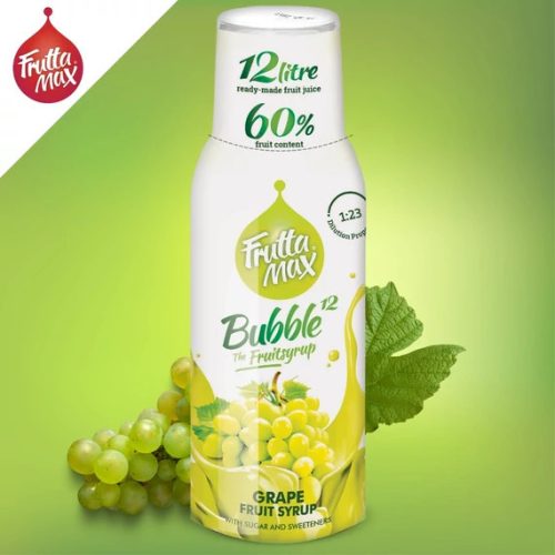 FM Bubble 12 Szőlő szörp 500 ml DRS