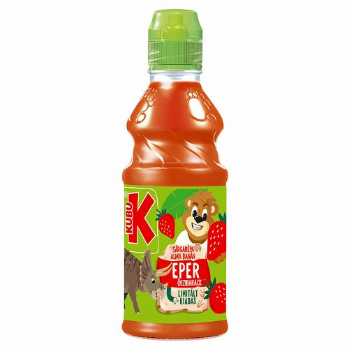 Kubu Pet 0,3 l. Banán - Eper 12/# DRS